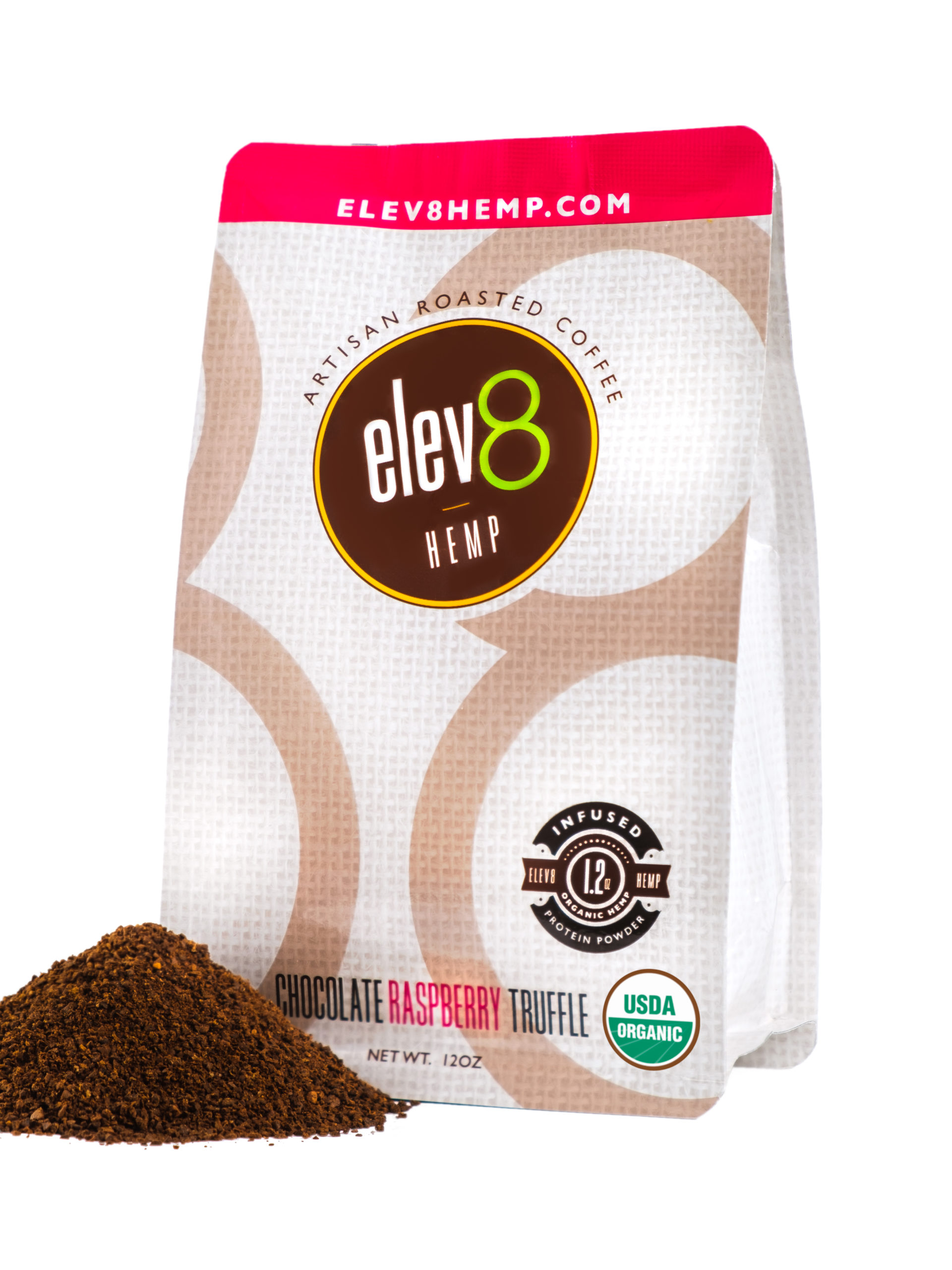 Elev8 Hemp Coffee USDA Organic – Chocolate Raspberry Truffle
