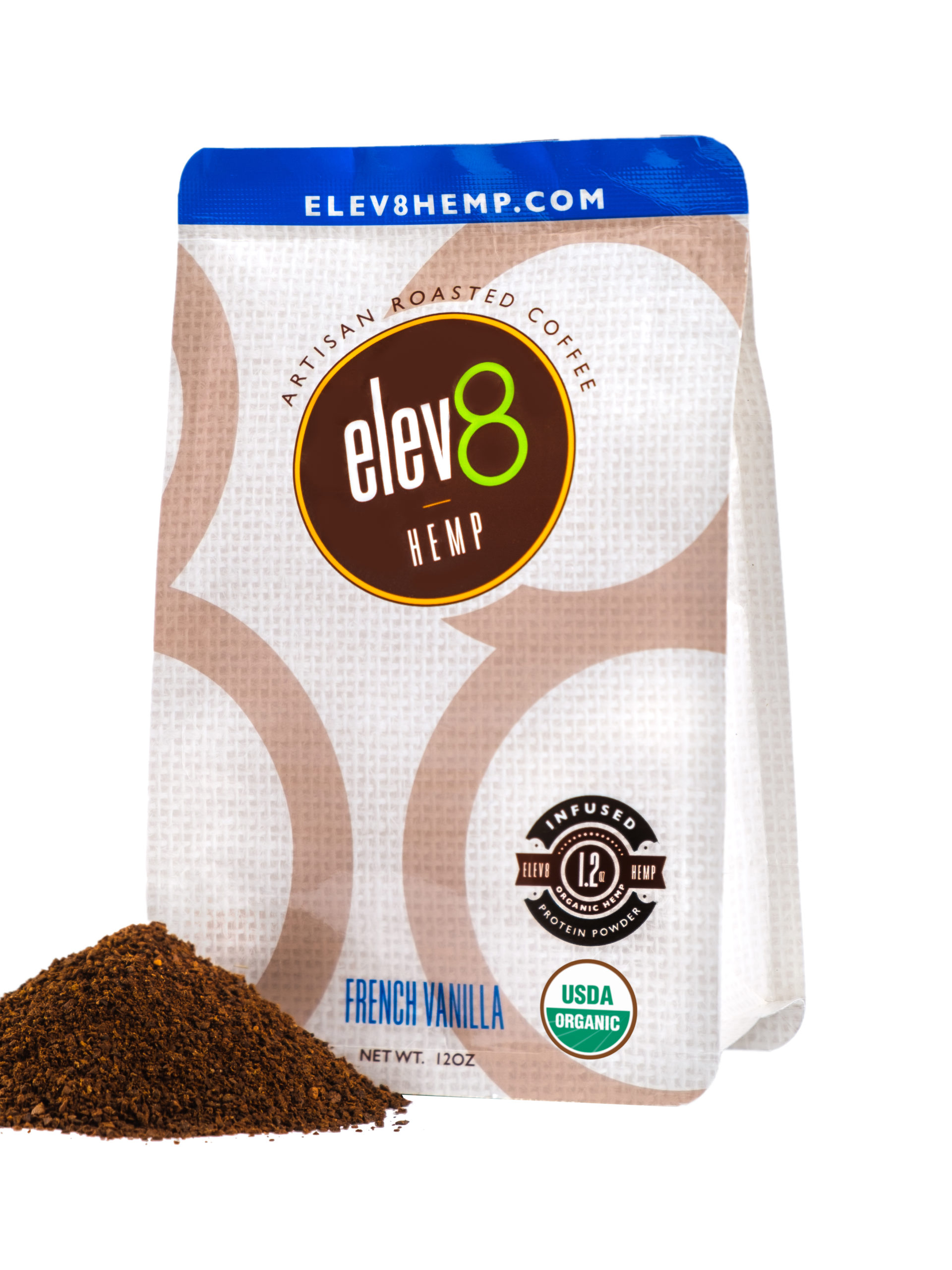 Elev8 Hemp Coffee USDA Organic – French Vanilla